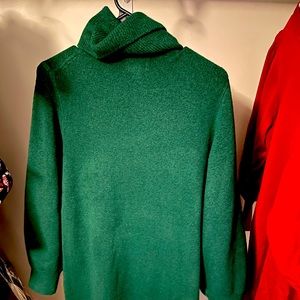 J Crew factory turtleneck sweater-dress